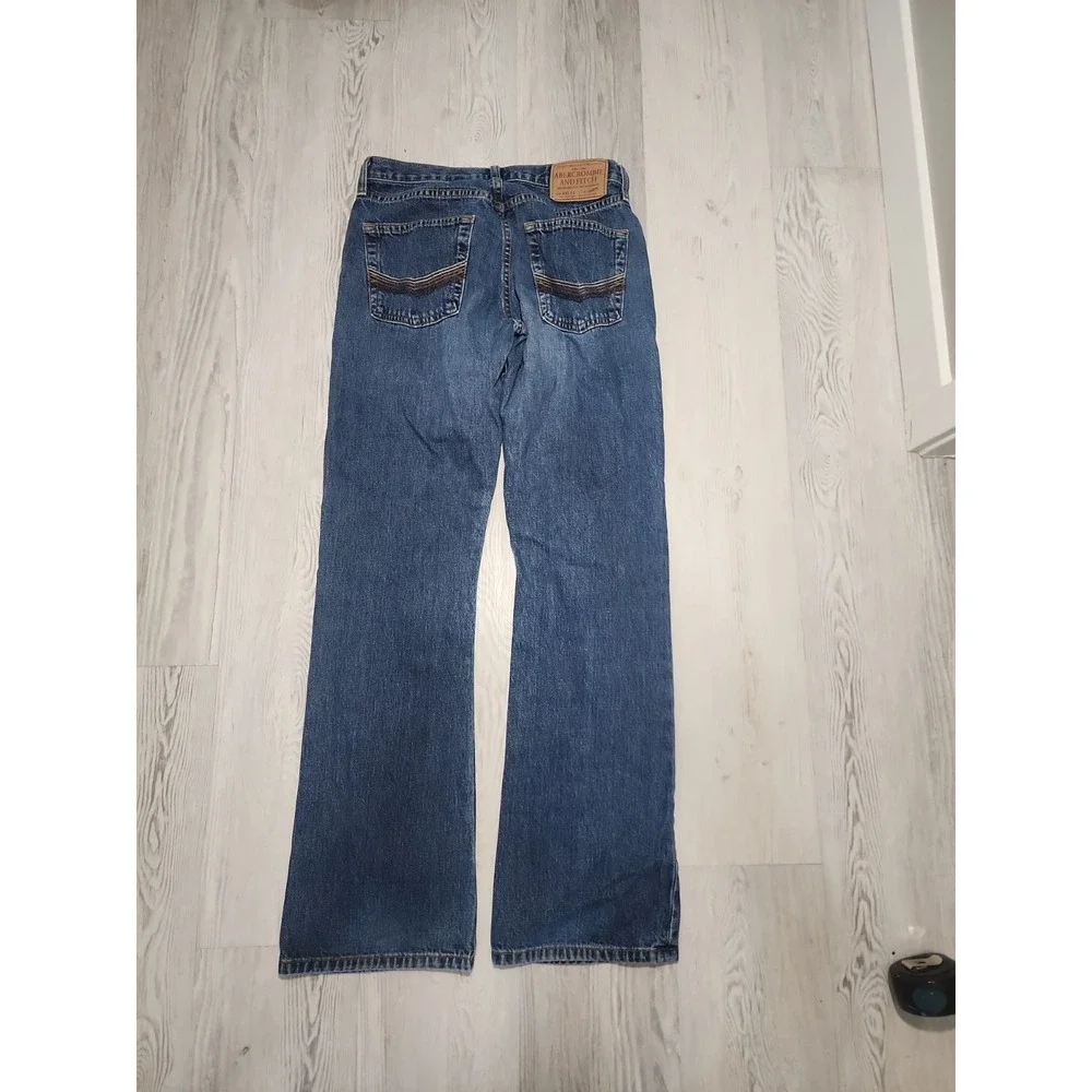 Vintage Abercrombie Made In USA Men's 28x32 Button Fly‎ Denim Jeans